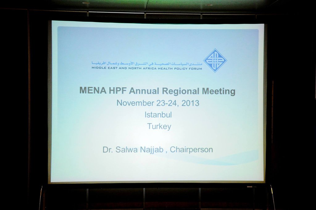 MENA HPF Annual Regional Meeting – Istanbul, Turkey | November 23–24, 2013